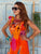 Tulipia Pure Silk Dress - Arancia