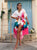 Fuchsia Canvas Shirt Dress - Love my Body