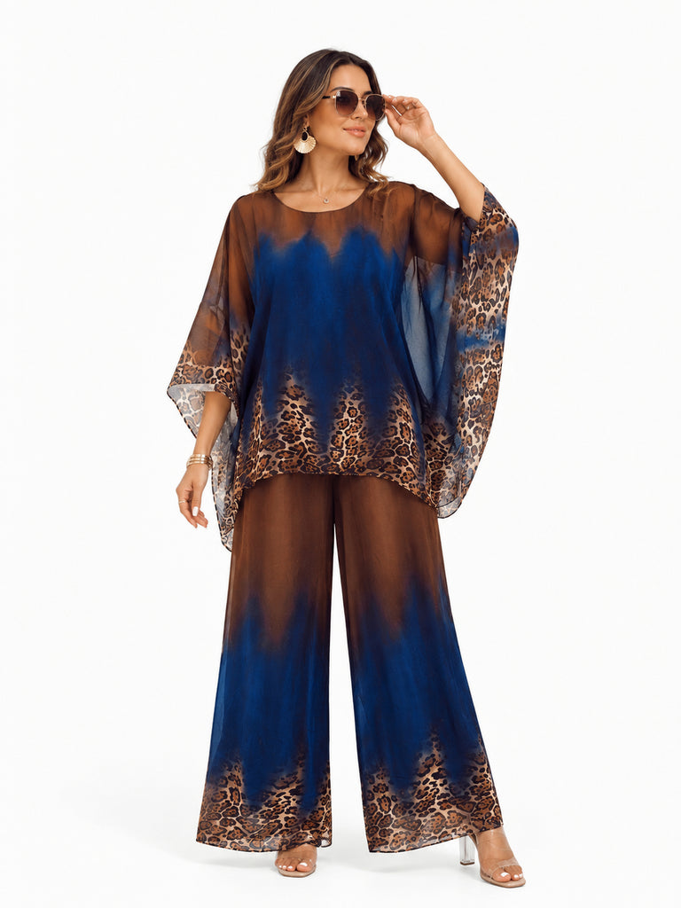 Notte Leopard Pure Silk Set