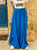 Royal Capri Flow Cotton Skirt