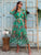 Verde Jardin Silk Shirt Dress