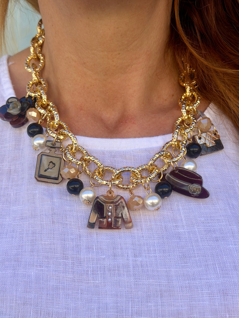 Parisian Charm Statement Necklace