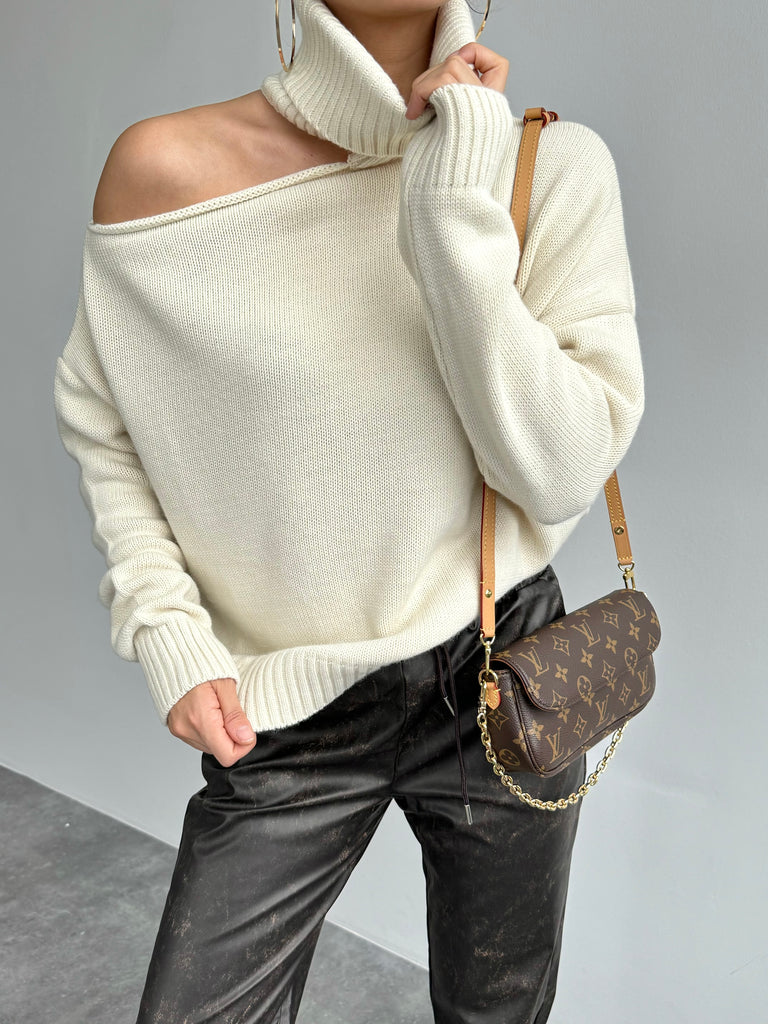 Panna Polo Cut Out Sweater