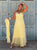 Limoncello Silk Cape Dress