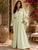 The Margaux Pistacchio Broderie Maxi Shirt Dress - Bougie Collection