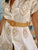 Aurelia Gold Embroidered Shirt Dress