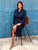 Navy Trench shirt Dress