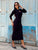 Noir Signature Midi Dress - Bougie Collection