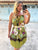Green Tulip Viscose Day Dress
