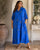 The Marabella Broderie Sequins Cotton Maxi Shirt Dress