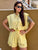 Golden Paisley Embellished Luxe Co-Ord
