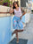 Blush Jardin Denim Culottes