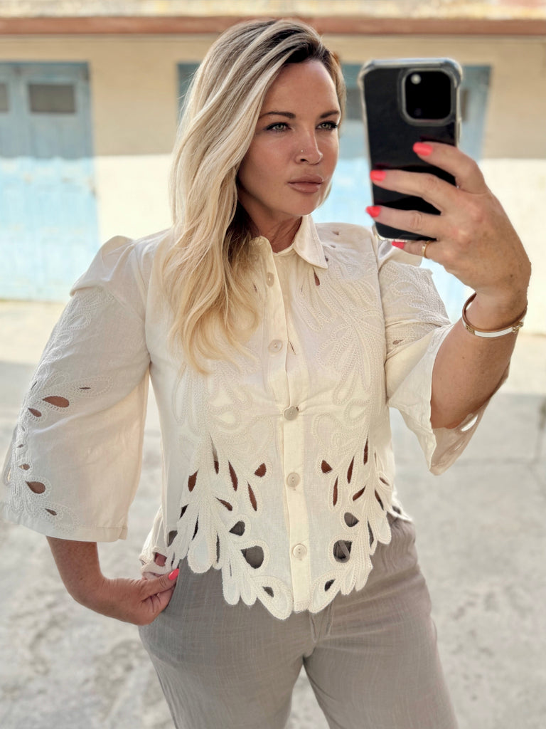 Latte Lotus Shirt