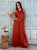 Burnt Orange Allegra Satin Co-Ord