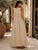 The Elara Linen-Blend Maxi Dress - Bougie Collection
