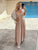 Blush Pink Pleated Strappy Dress