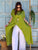 Lime Drift Silk Satin Top