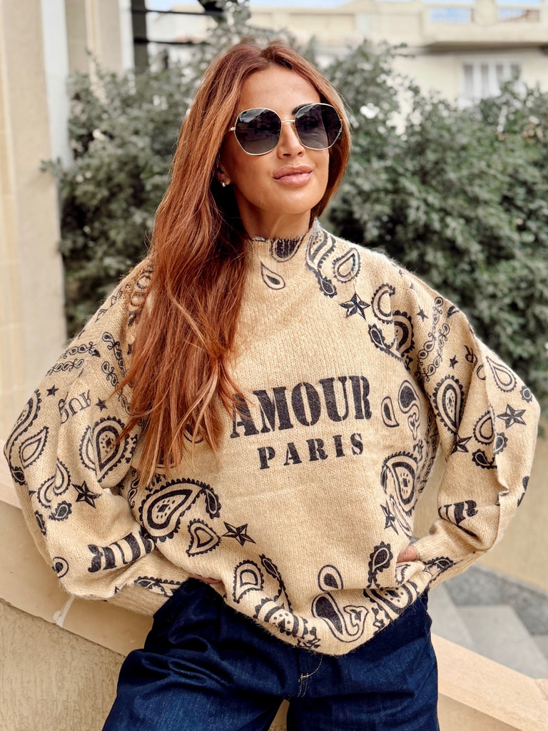 Amour Beige Jumper