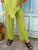 Monaco Pure Linen Co-ord - Verde