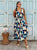 Azure Bloom Viscose Maxi Dress