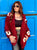 Garnet Bloom Chunky Cardi