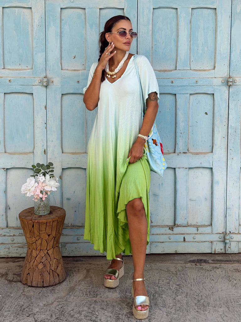 Laguna Fade Viscose Maxi Dress