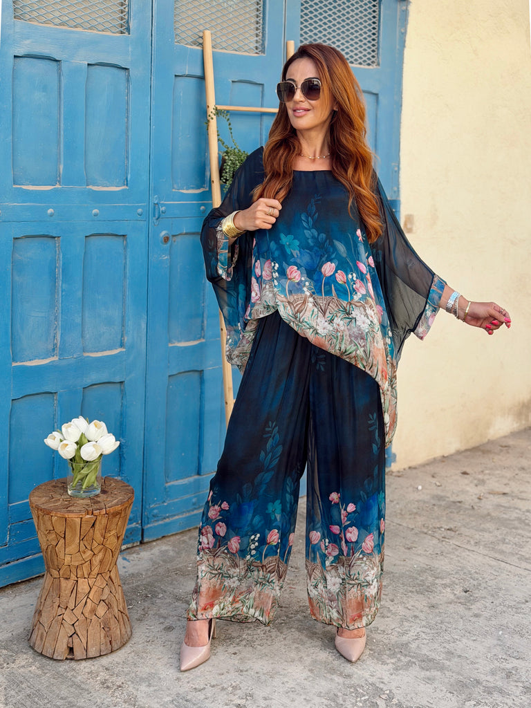Azure Botanica Co-ord Set