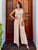 Beige Gold Buckle Set