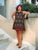 Black Marrakech Viscose Shift Dress