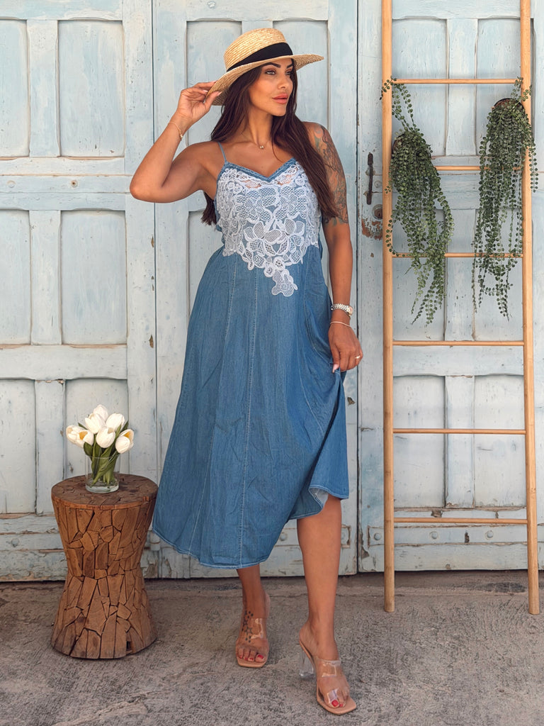 Bleu Belle Denim Dress