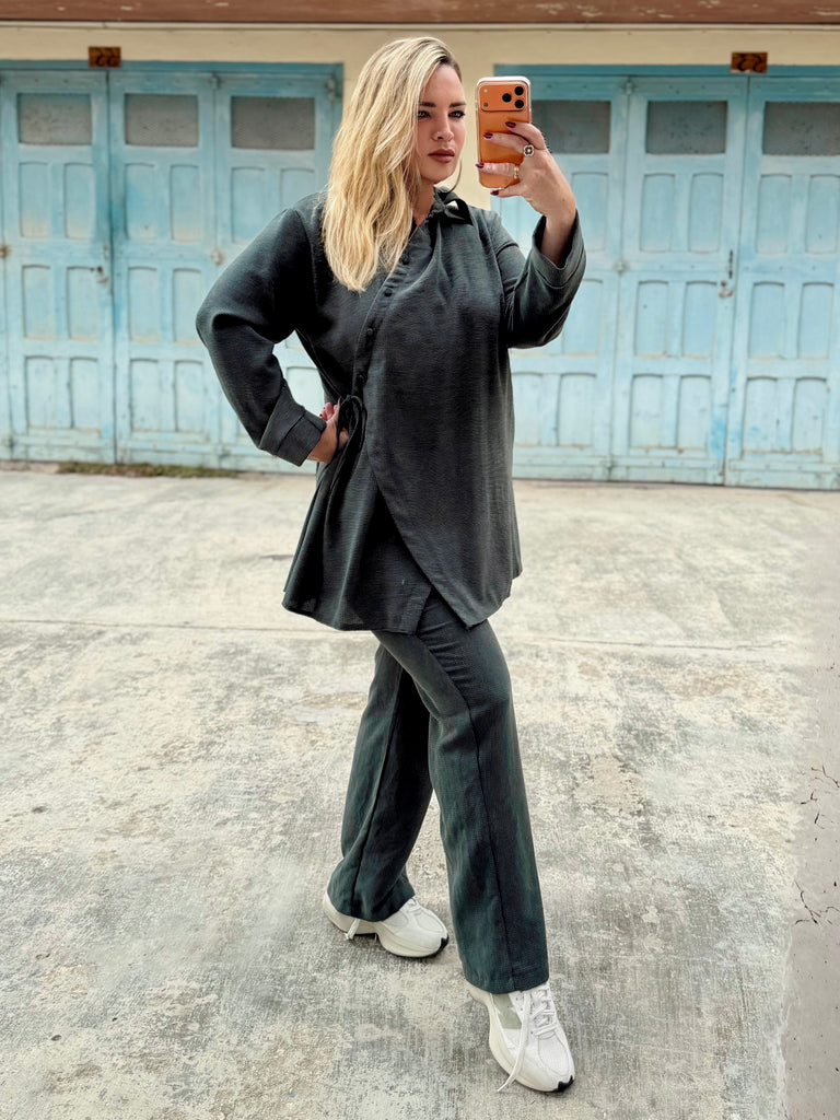 Forest Green Effortless Co-ord Set