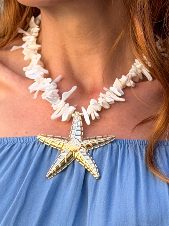 Stella Marina Necklace - White