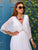 Desert White Pearl Silk Dress