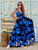 Cobalt Reverie Tiered Maxi Dress