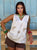 Palmera Gold Embroidered Swing Top