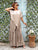 Champagne Cascade Silk Satin Co-ord