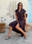 The Lourmarin Shirt Dress - Chocolate- Bougie Collection