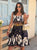 Midnight Jardin Toucana Swing Dress