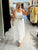 White Silk Strappy Dress