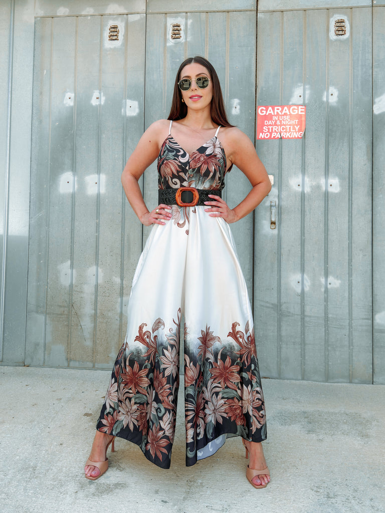 Amalfi Rust Palazzo Jumpsuit