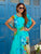 Aqua Mirage Pure Silk Dress