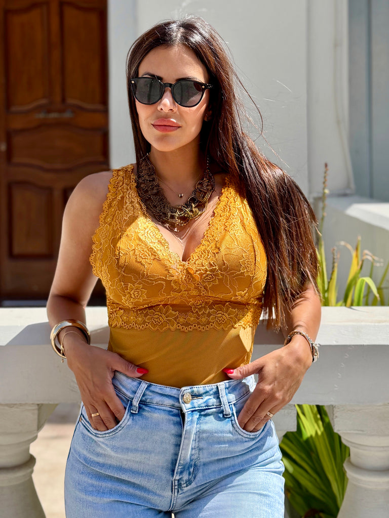 Honey Lace Belle Bodysuit