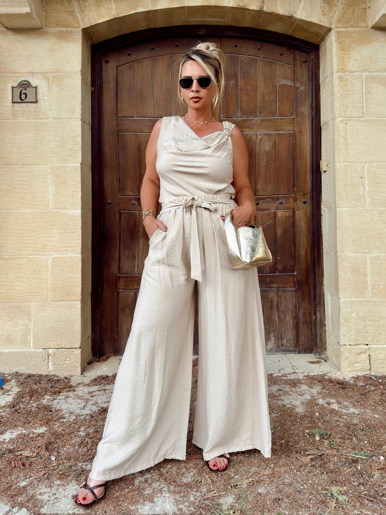 Beige Gold Knot Set