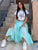 Mint Breeze Cotton Skirt