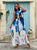 Azure Watercolour Maxi Shirt Dress - Love my Body
