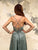 Sage Allure Satin Dress