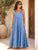 Powder Bellissima Luxe Silky Viscose Maxi Dress