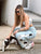 Monochrome Bloom Denim Set