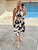 Chocolate Wrap Viscose Midi Dress