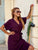 Plum Silhouette Tencel Maxi Dress - Bougie Collection